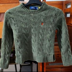 Polo Ralph Lauren Women's Knitted Sweater GREEN